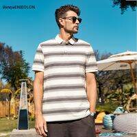 Enjeolon | เสื้อโปโลชายสไตล์ธุรกิจแบบสบายๆ สีอ่อน