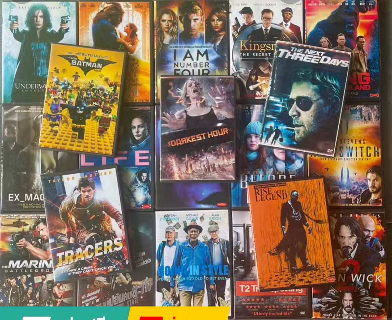Used Movie Dvds in Good Condition ราคา  10 บาท*ส่งฟรี