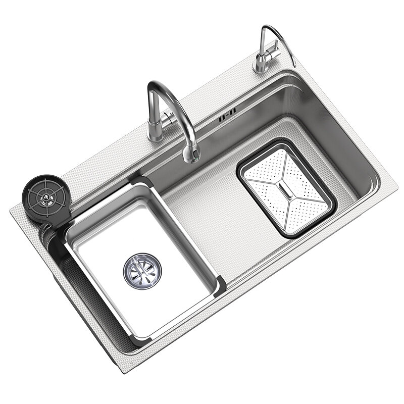 JIAYUN | Large Single Basin 304 Stainless Steel Kitchen Sink ราคา 4,069 บาท*ส่งฟรี