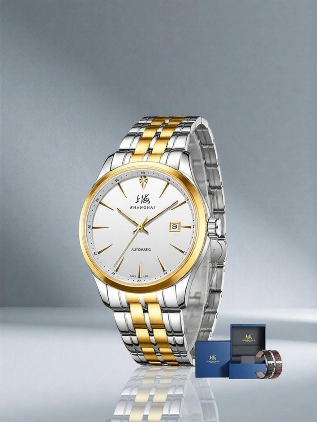 Shanghai | Father Gift Automatic Mechanical Watch 65th Anniversary ราคา 10,582 บาท*ส่งฟรี