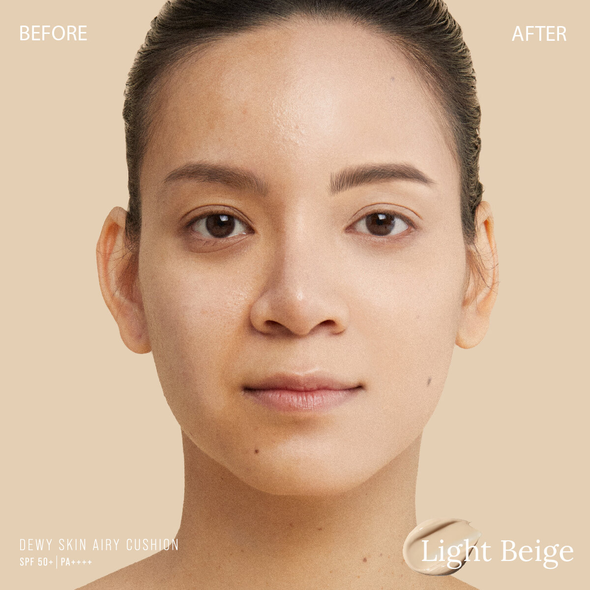 Merrezca Dewy Skin Airy Cushion SPF50+/PA++++ คุชชั่นผิวกระจก กลบมิด แบบสนิทผิว