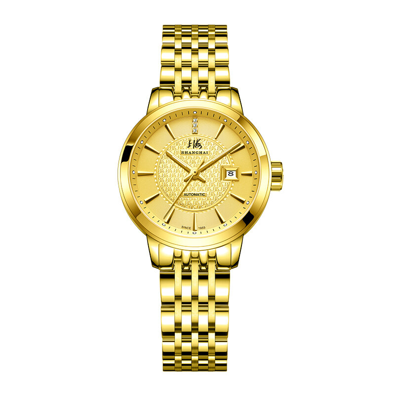 Shanghai | Shanghai 65th Anniversary 24K Gold Limited Edition Mechanical Watch Women's Wristwatch Luxury Automatic Mechanical Movement ราคา 13,020 บาท*ส่งฟรี