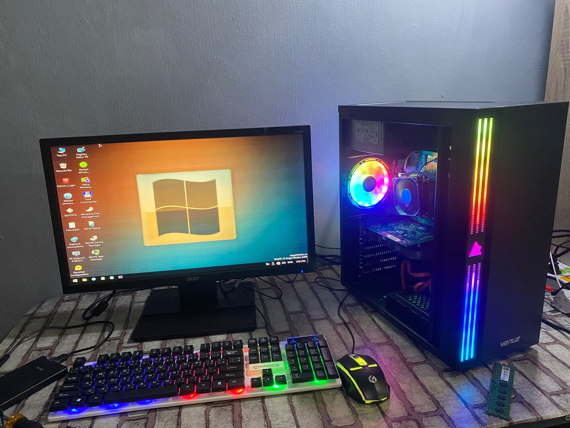 คอมพิวเตอร์ i3 RAM 8 GB /SSD 120 GB /HDD500 GB /VGA 2 GB /จอ19 พร้อมใช้ ลงโปรแกรมพร้อมใช้งาน ครบชุดพร้อมใช้  ตัดต่อ พิมพ์งานลื่นๆ