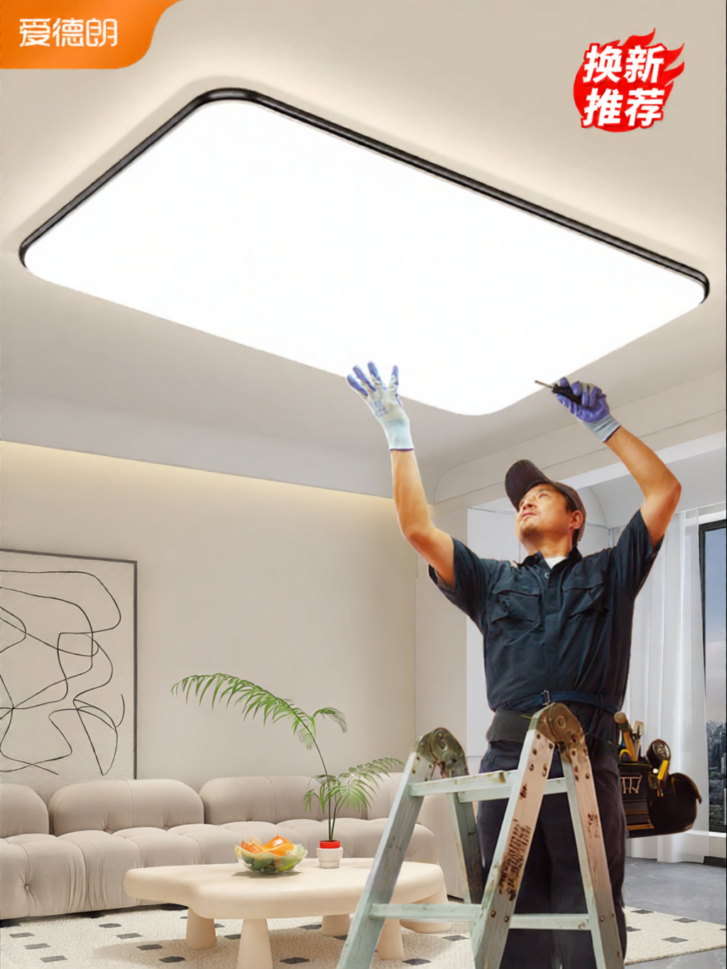 ADDLON | Full Spectrum Eye Protection LED Ceiling Light ราคา 6,169 บาท*ส่งฟรี