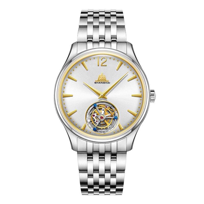 Shanghai | Tribute to Pioneer Tourbillon Limited Edition 70 Years Manual Mechanical Watch ราคา 184,016 บาท*ส่งฟรี