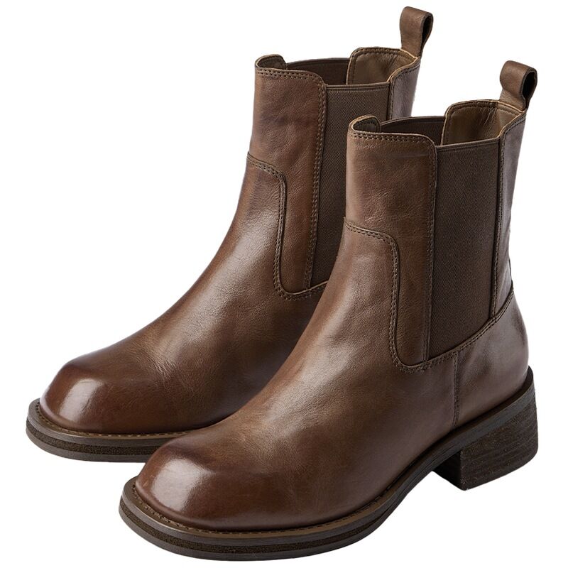 73hours | Washed Leather Chelsea Boots ราคา 10,464 บาท*ส่งฟรี