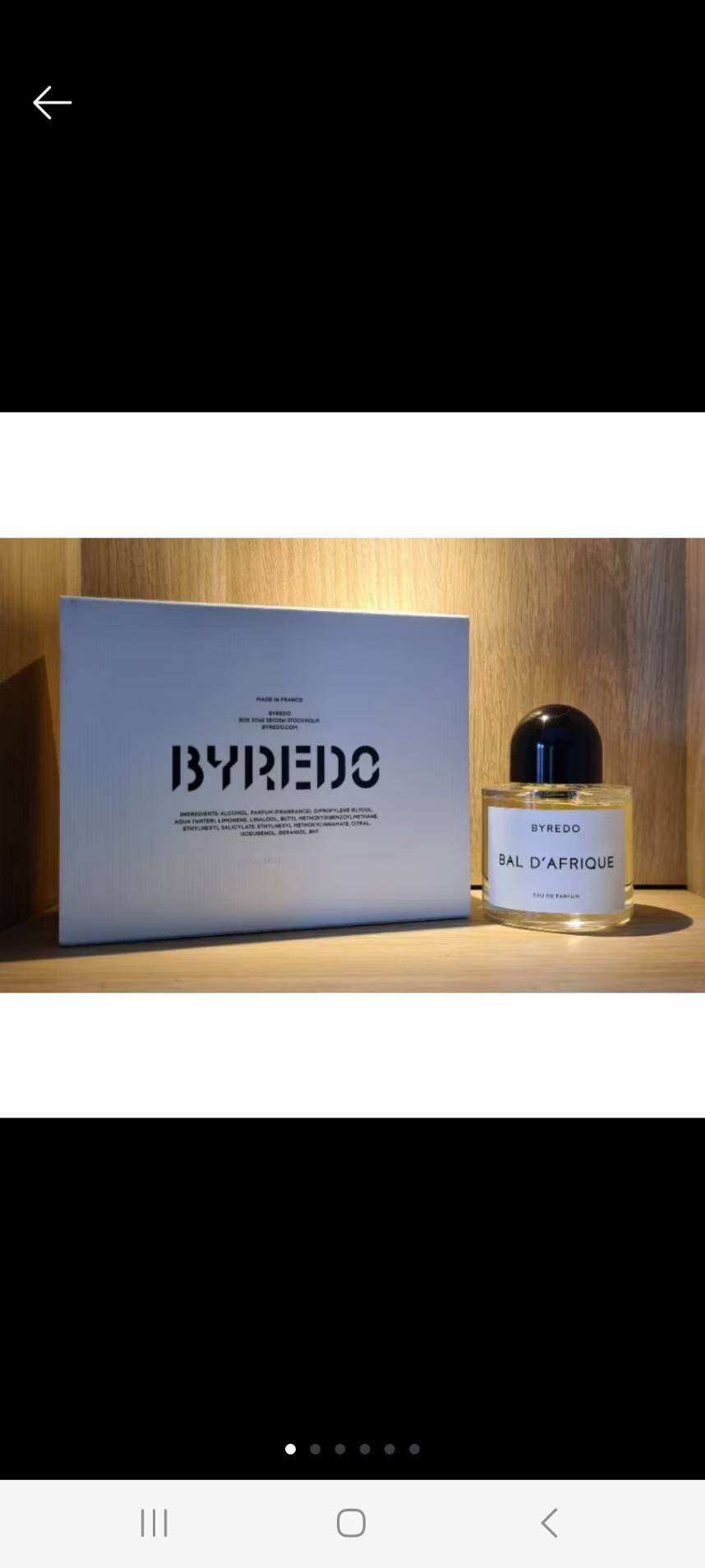 Byredo Bal'd Afrique น้ำหอมแท้แบ่งขายขนาดพกพา ราคา 300 บาท*ส่งฟรี