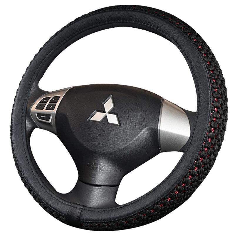 BAODI | Absorbent Ice Silk Steering Wheel Cover for Mitsubishi Outlander, ASX, Lancer, Galant, and Triton ราคา 254 บาท*ส่งฟรี