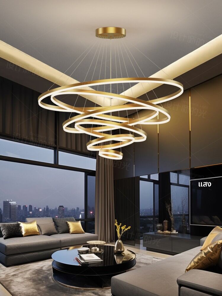 Designer's Light | Modern Nordic Luxury Copper Chandelier ราคา 16,876 บาท*ส่งฟรี