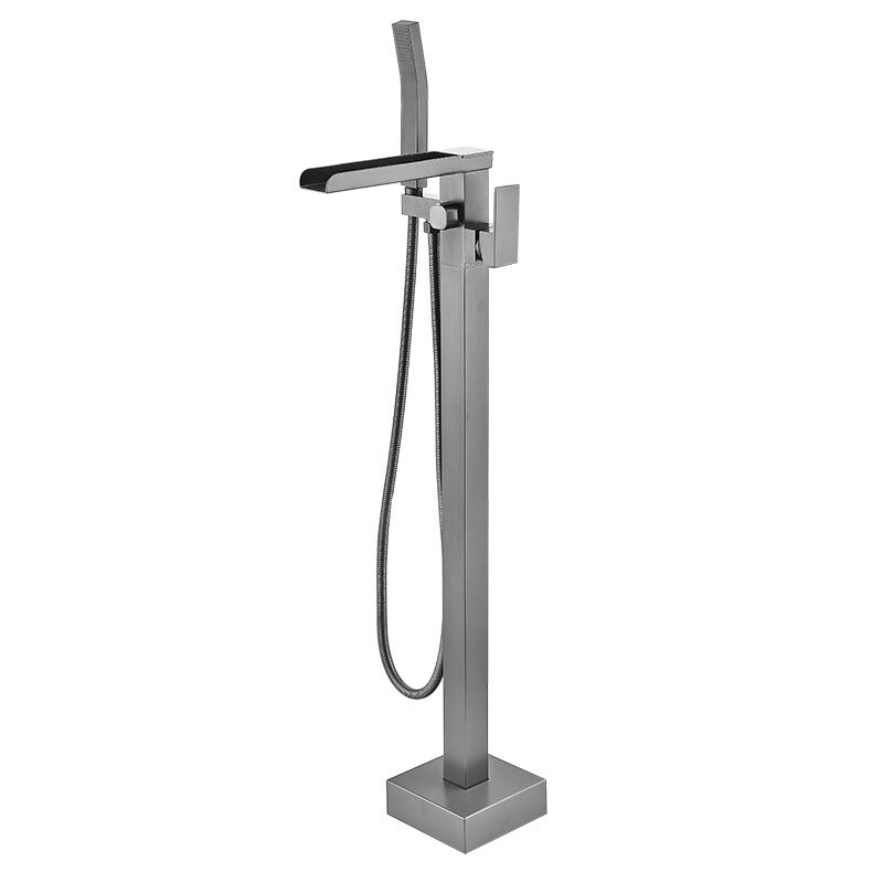 MEIZIJIE | Gun Gray Full Copper Floor-standing Waterfall Faucet Cold and Hot Water No-Drill ราคา 3,049 บาท*ส่งฟรี