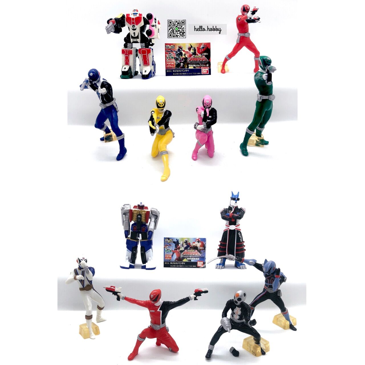 Power Rangers Deka Ranger กาชาปอง เซ็นไต เดกะเรนเจอร์ Power Rangers S.P.D. Space Patrol Delta ...