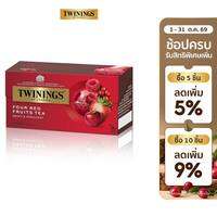 ทไวนิงส์ ชาแต่งกลิ่น โฟร์ เรด ฟรุ้ต ชนิดซอง 2 กรัม แพ็ค 25 ซอง Twinings Four Red Fruits Flavoured Tea 2 g. Pack 25 Tea Bags