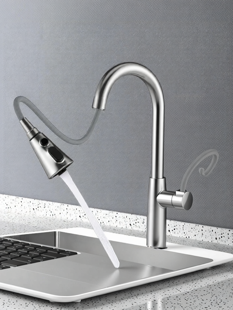 JOMOO | Pull-Out Triple Spray Kitchen Faucet ราคา 9,893 บาท*ส่งฟรี