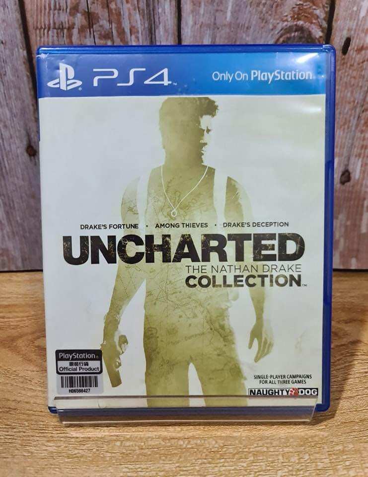 แผ่นเกมส์ Ps4 (PlayStation 4) เกมส์ Uncharted Collection. ราคา 449 บาท*ส่งฟรี