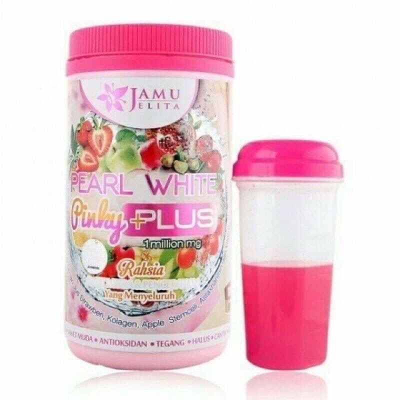 Pink white clear. Jamu kg. Goody Plus Pink.