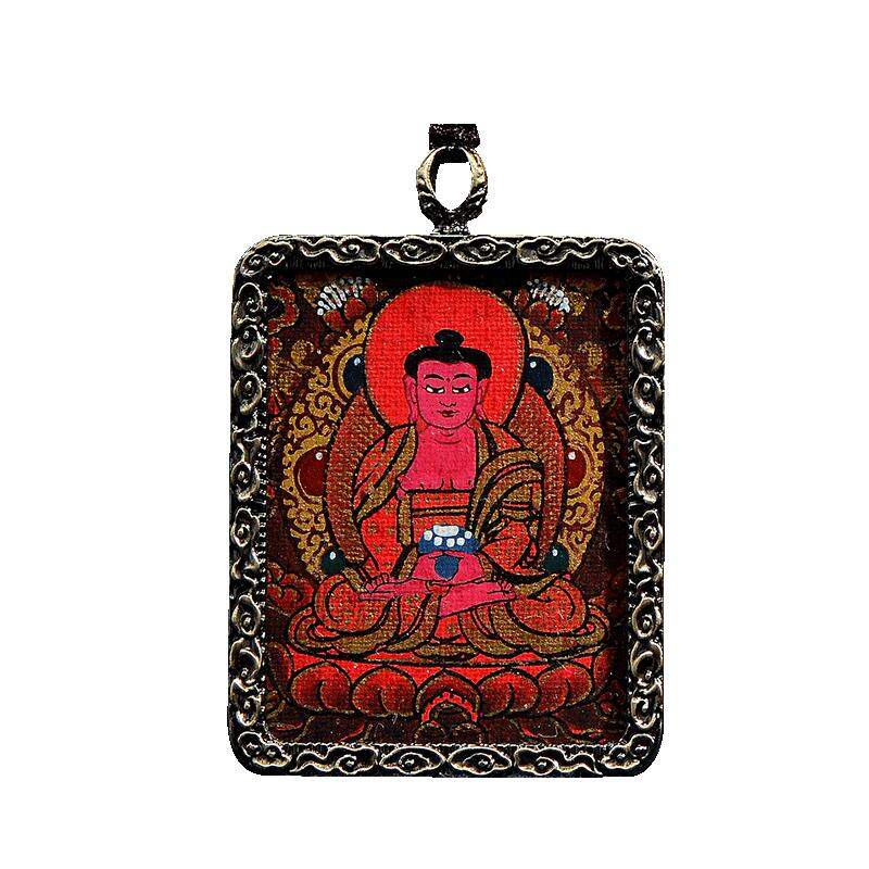 ZANGCUN | Hand-painted Small Thangka Pendant Tibetan Style Necklace for Dog/Pig Zodiac ราคา 3,715 บาท*ส่งฟรี