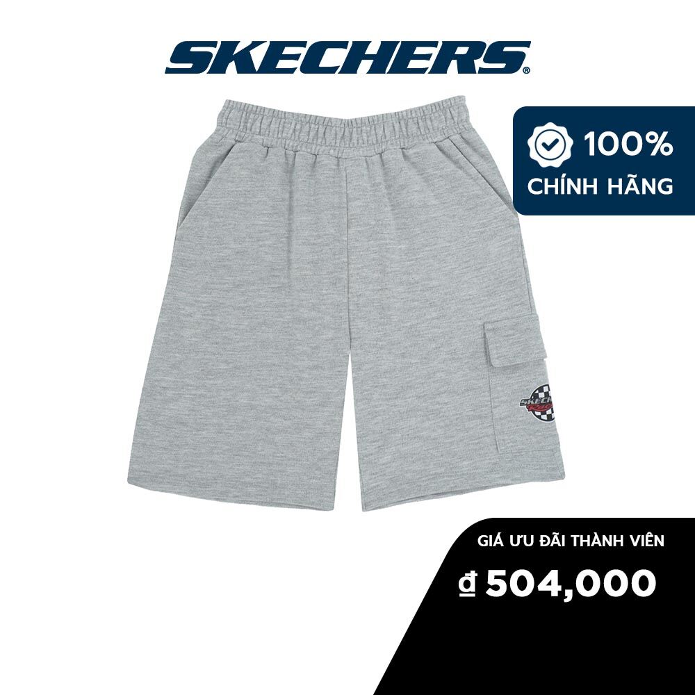Skechers bé trai quần đùi thể thao shorts - sl323b304-0032