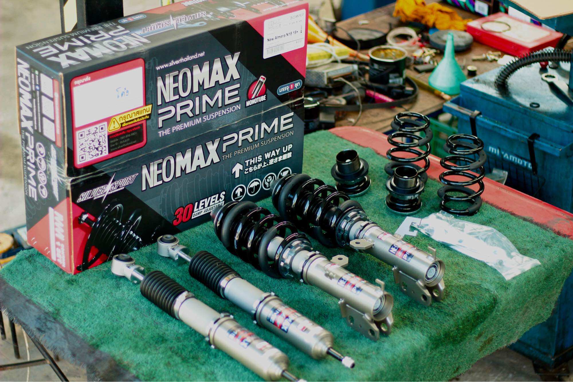 โช๊ค นิสสัน อัลเมร่า เทอร์โบ ยี่ห้อ silver almera turbo ปรับ30ระดับ ราคา 19,900 บาท*ส่งฟรี