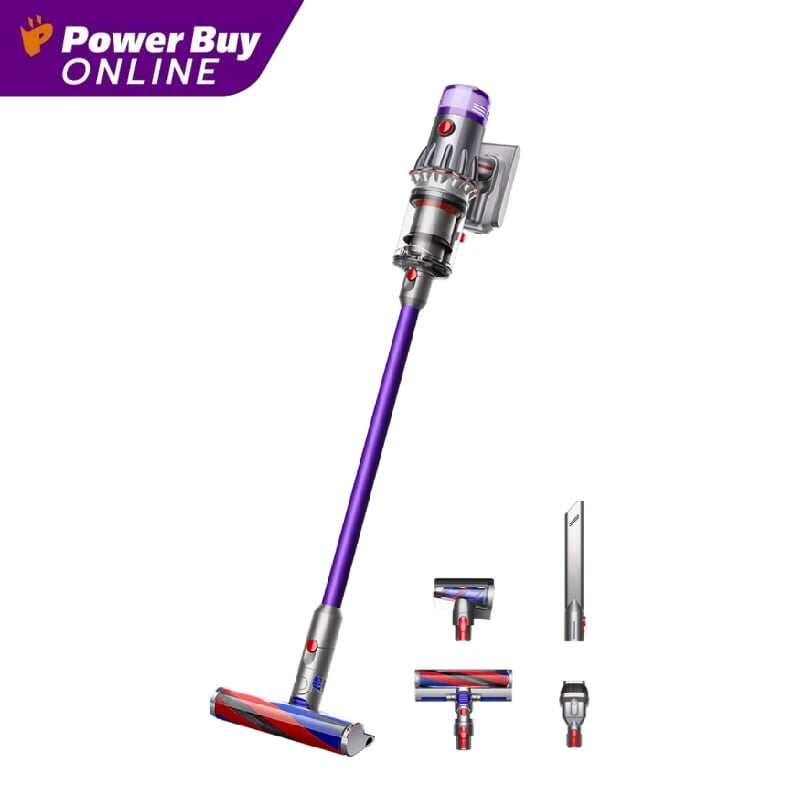 DYSON เครื่องดูดฝุ่นแบบด้ามไร้สาย V12 Origin 500 วัตต์ 0.35 ลิตร (สีเงิน/ม่วง) รุ่น SV49 ราคา 19,900 บาท*ส่งฟรี