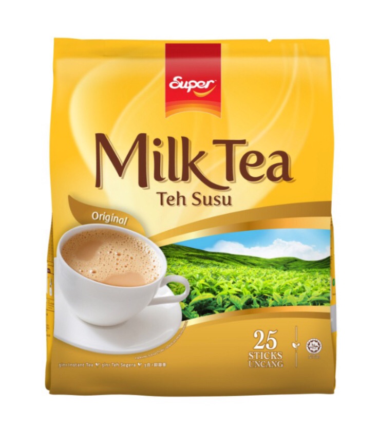 Milk tea Brand SUPER 3 in 1 / ชานมแบบซอง 3 in 1 แบรน Super