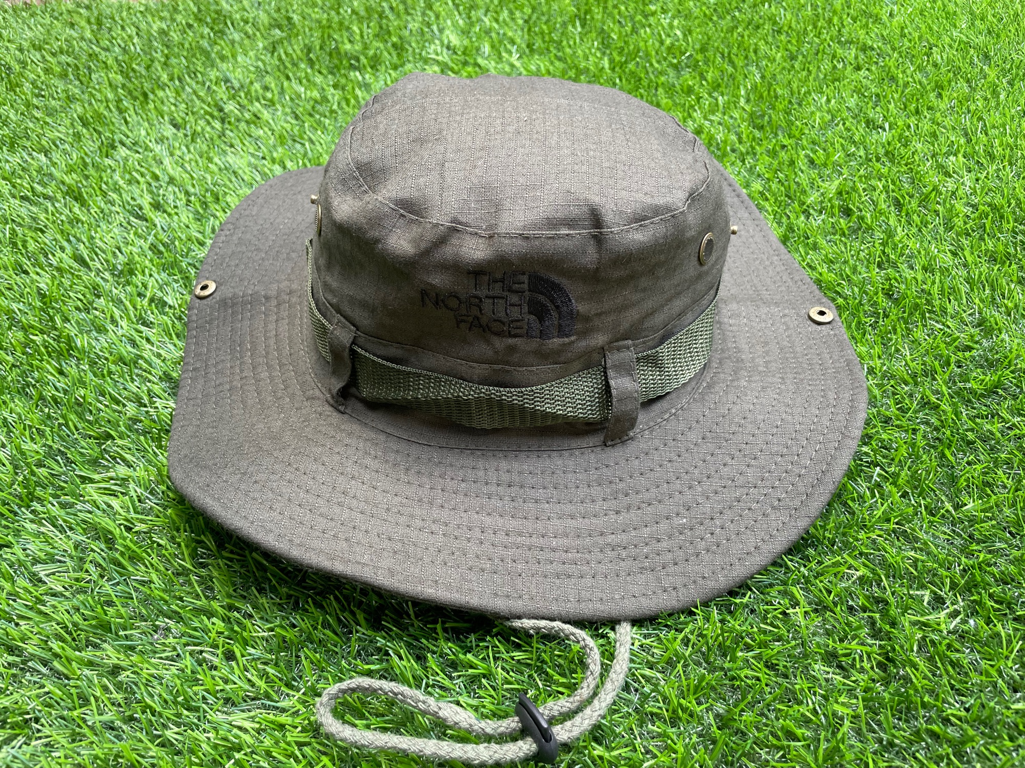 หมวก หมวกบักเก็ต หมวกเดินป่า หมวกซาฟารี มีสายคล้อง ใส่ได้ 2ด้าน