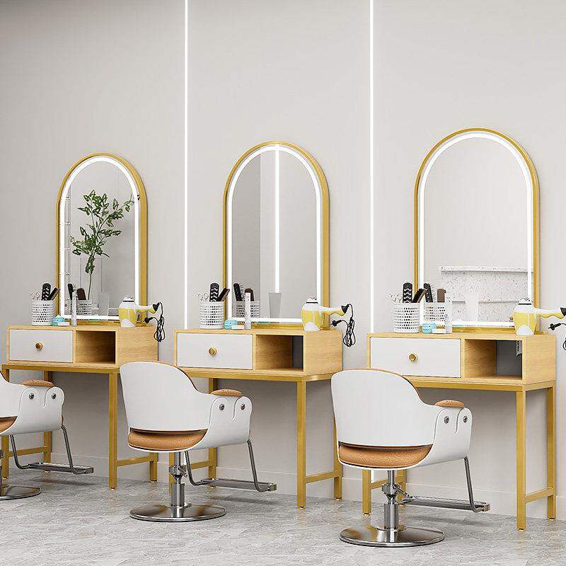 Hole-free Beauty Mirror Table for Salon Use ราคา 4,054 บาท*ส่งฟรี