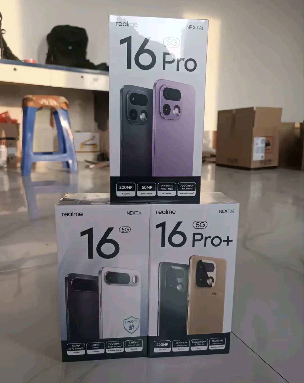 Realme 16 Pro+ Factory Unlocked Dual Sim 8Gb 512Gb Global Version Smartphone ราคา 3,500 บาท*ส่งฟรี