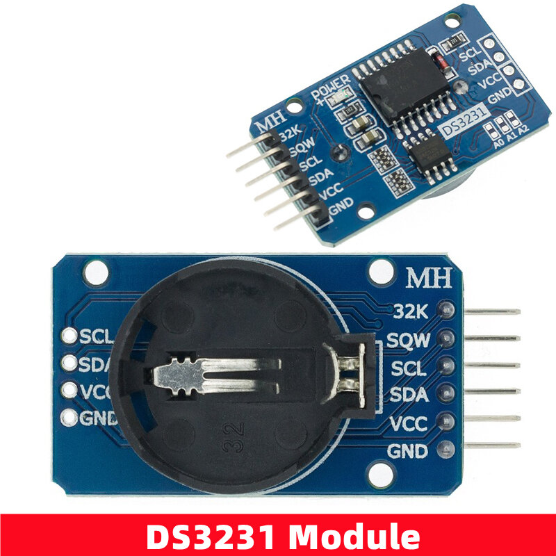 DS3231 AT24C32 IIC โมดูลนาฬิกาโมดูลความจำ DS3231SN โมดูลหน่วยความจำ ...