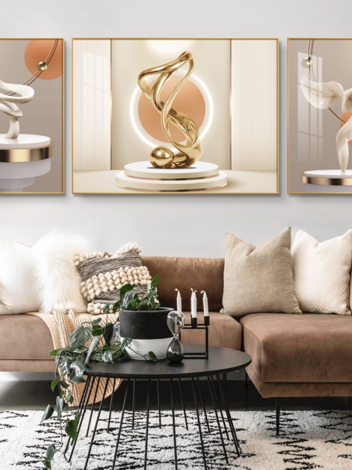[JUYA | Abstract Triptych Wall Art,JUYA | Abstract Triptych Wall Art,] ราคา 3,027 บาท*ส่งฟรี