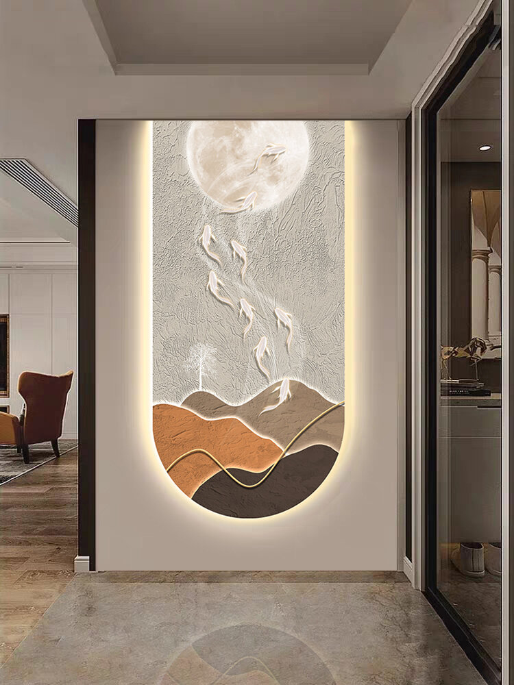 [XIANGTUYIN | Wabi-Sabi Style Nine Fish Light-up Wall Art for Corridor,XIANGTUYIN | Wabi-Sabi Style Nine Fish Light-up Wall Art for Corridor,] ราคา 3,145 บาท*ส่งฟรี