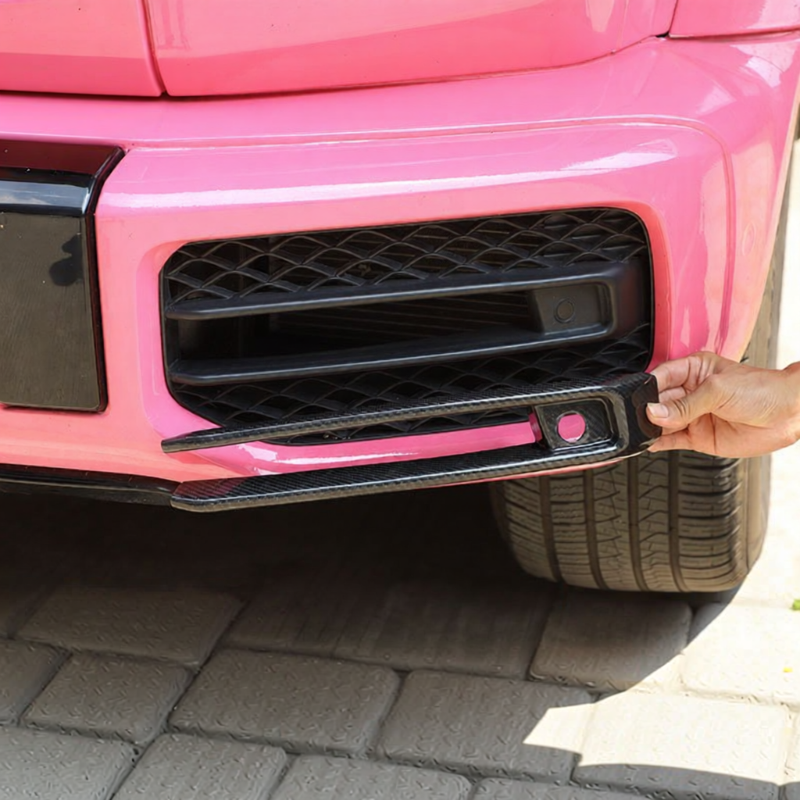 XUNYANGLOU | For Mercedes G-Class G63 Carbon Fiber Grille Trim ราคา 9,034 บาท*ส่งฟรี