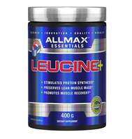 AllMax Nutrition Leucine 400g ลิวซีนแบบผงขนาด 400 กรัม กระตุ้นการสังเคราะห์โปรตีน รักษามวลและส่งเสริมการฟื้นฟูกล้ามเนื้อ