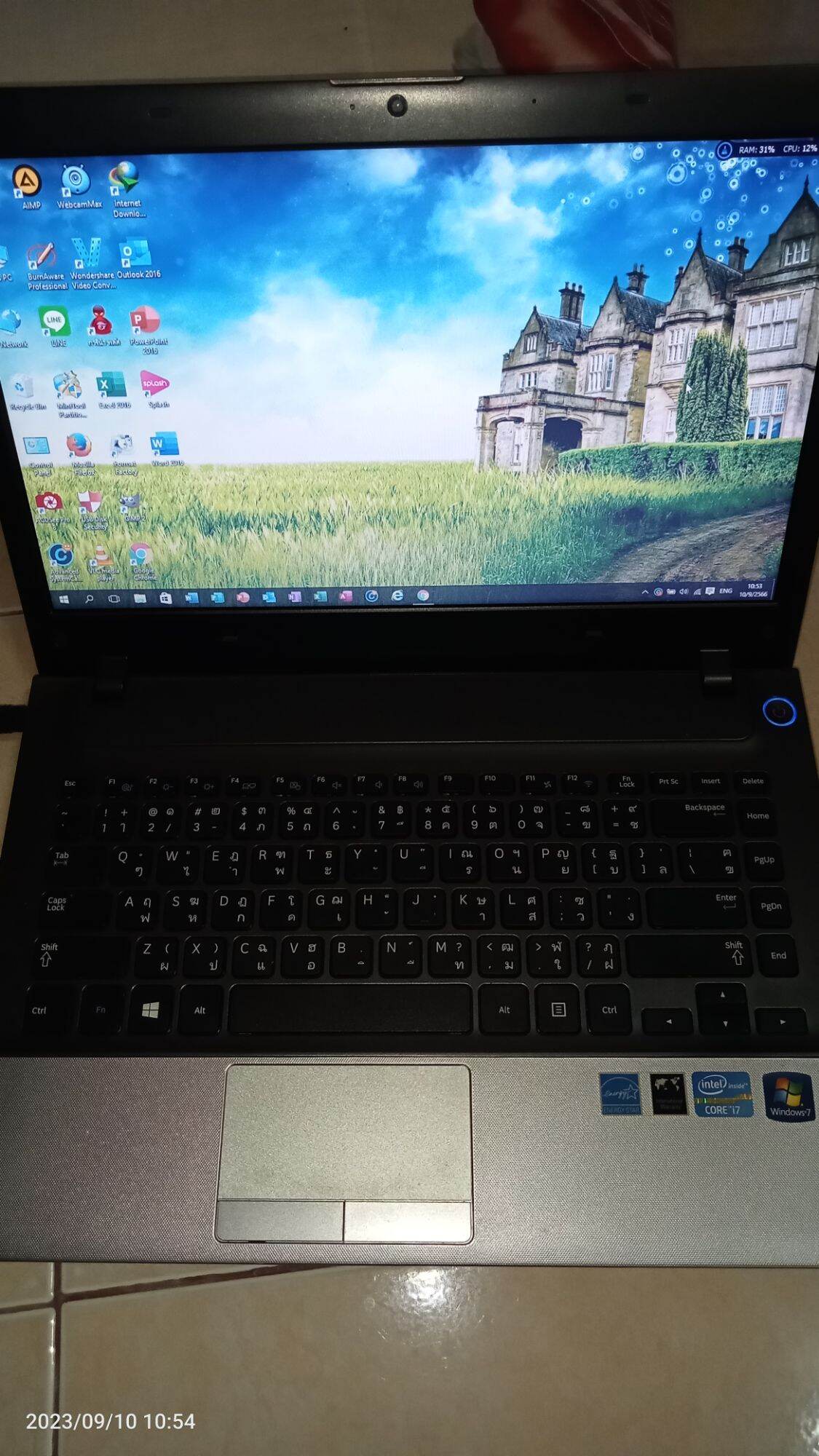 โน๊ตบุ๊คมือสอง(i7-3630qm) ราคา 3,550 บาท*ส่งฟรี