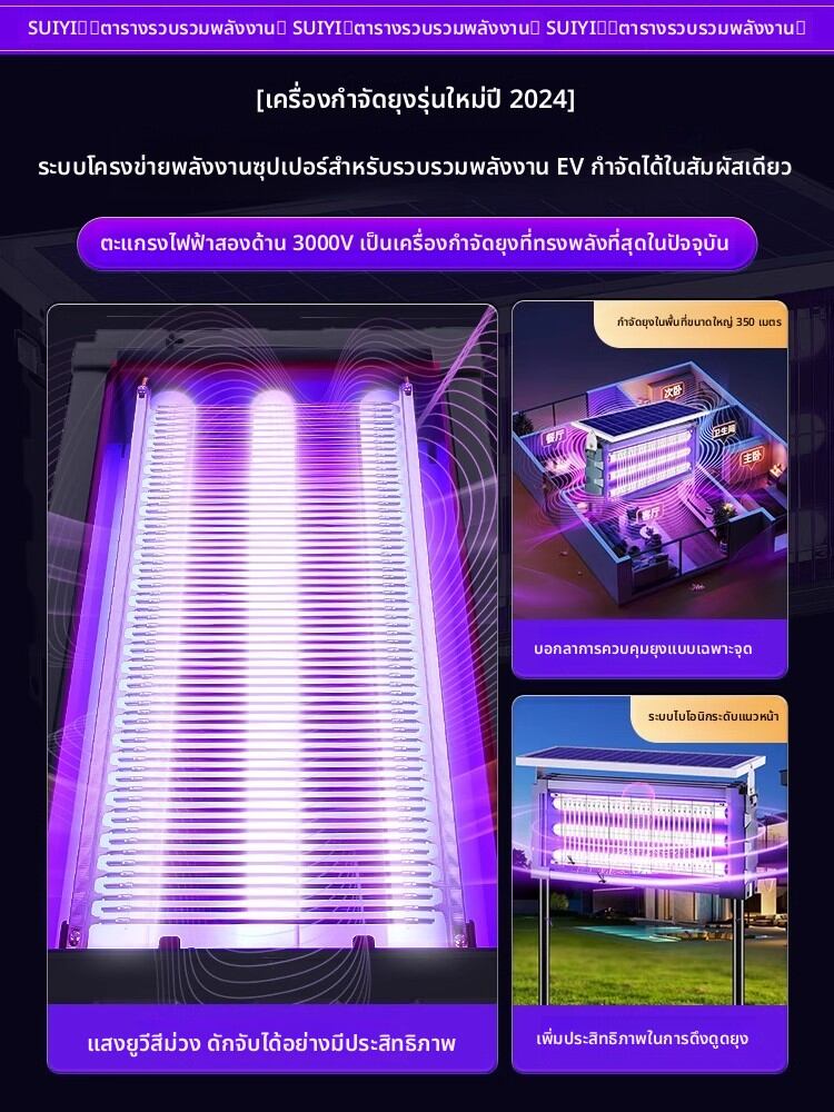 SUIYI | Solar Outdoor Pest Control Light ราคา 631 บาท*ส่งฟรี