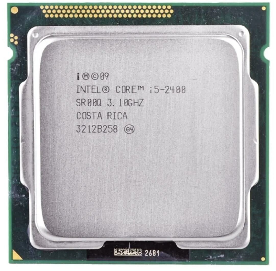 CPU intel core i5 2400 3.10Ghz 4C4T Gen2 รองรับบอร์ดช็อคเก็ต1155 ใช้งาน ...