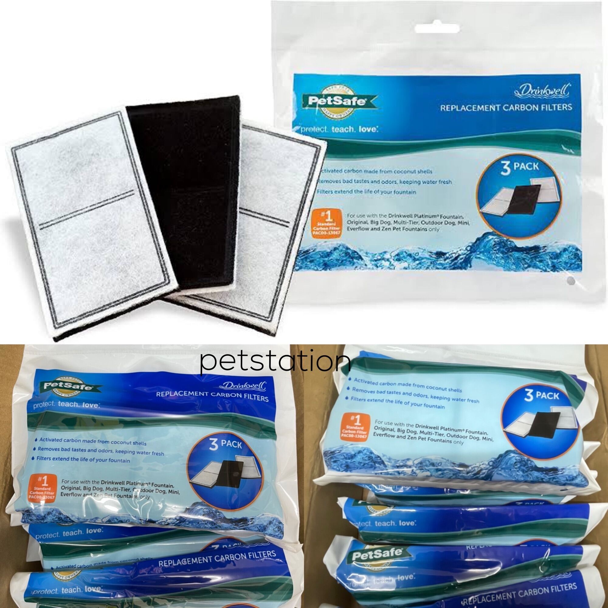 Petsafe Drinkwell Replacement Carbon Filters แผ่นกรองน้ำ