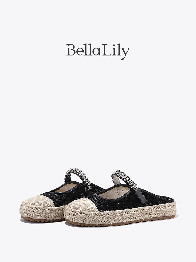 [Bella Lily | Summer Lightweight Jute Mary Jane Slippers,Bella Lily | Summer Lightweight Jute Mary Jane Slippers,] ราคา 3,088 บาท*ส่งฟรี