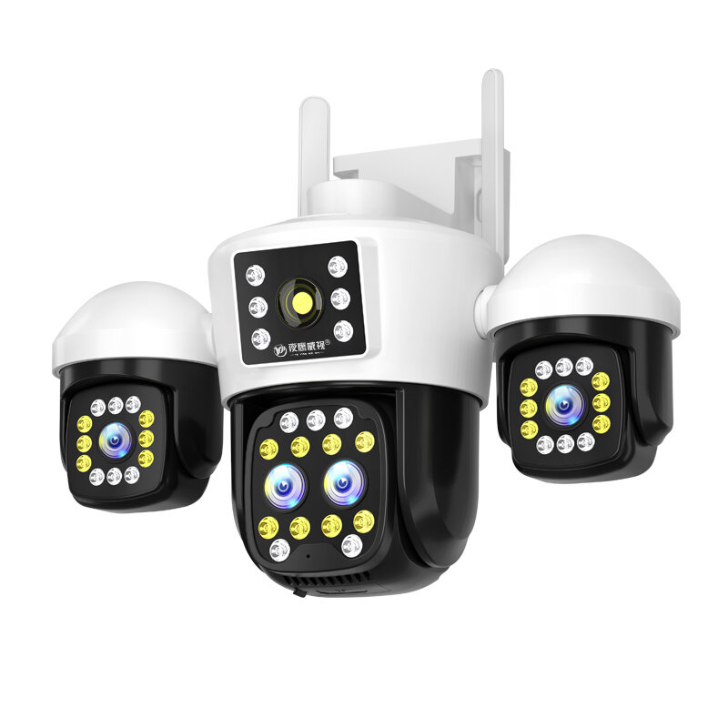YEYINGWEISHI | 360 Degree No Dead Zones Wireless Remote Mobile 4G HD Four View Monitor Camera ราคา 1,631 บาท*ส่งฟรี