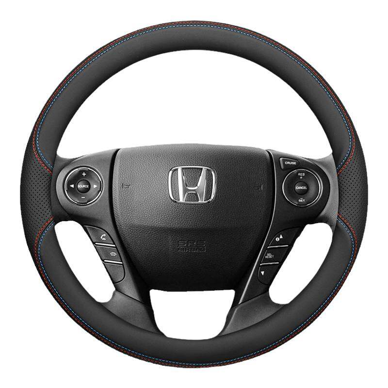 JIBEIDUN | Ultra Thin Leather Anti-Slip Durable Steering Wheel Cover for Honda Crosstour 2010-2016 ราคา 408 บาท*ส่งฟรี
