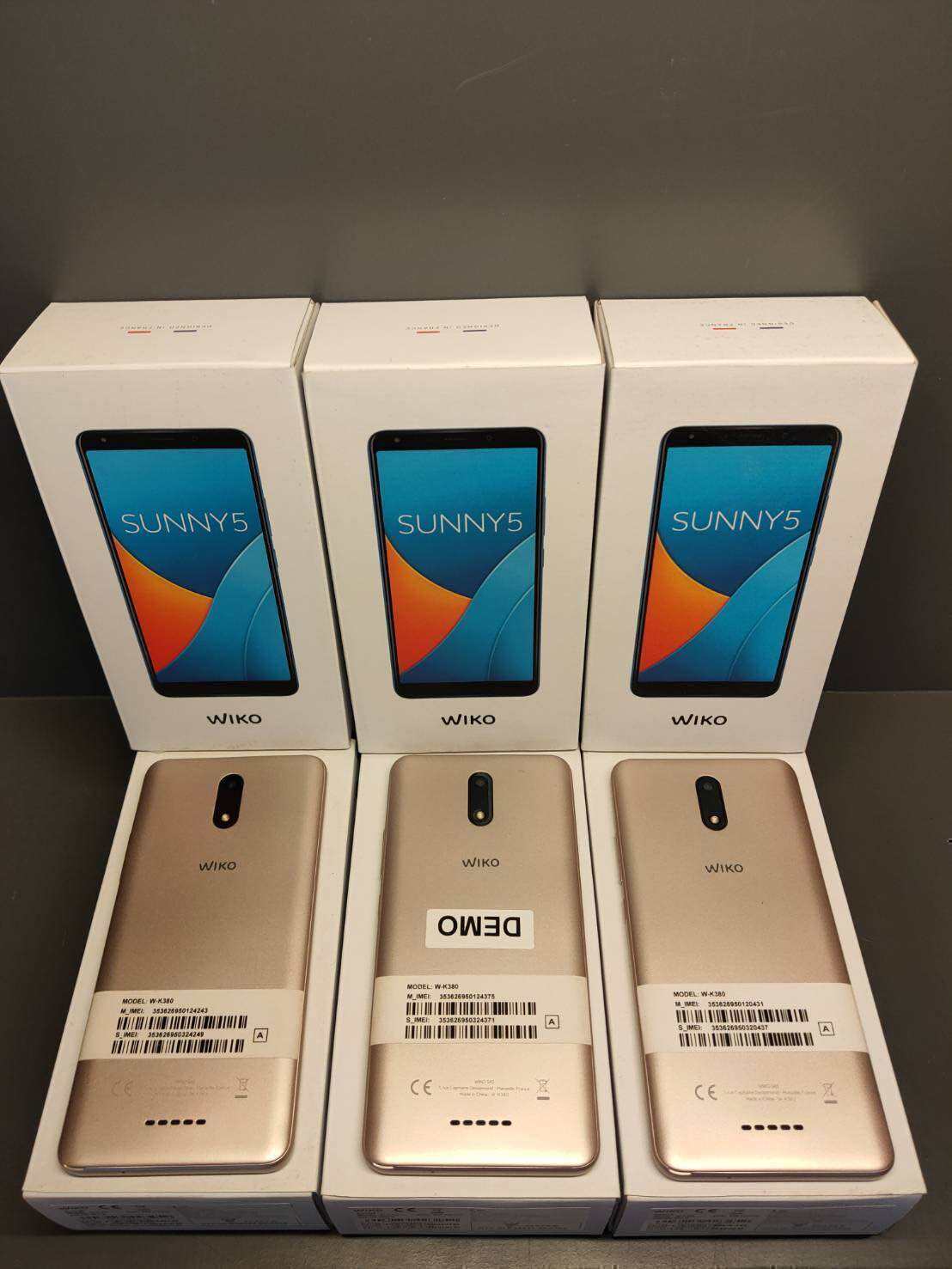 ‼️Wiko Sunny 5 in Beautiful Condition ✅ Big Screen 6 Inches ✅ Ram1 Rom32 ✅ Complete Equipment in Box ‼️ ราคา 980 บาท*ส่งฟรี