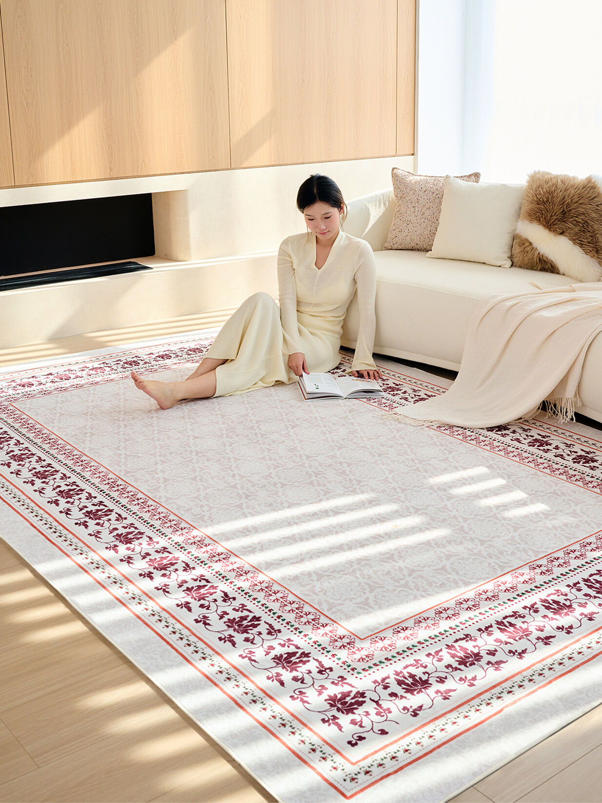 [JXINFCO | Waterproof Washable Bohemian Style Living Room Rug,JXINFCO | Waterproof Washable Bohemian Style Living Room Rug,] ราคา 4,282 บาท*ส่งฟรี