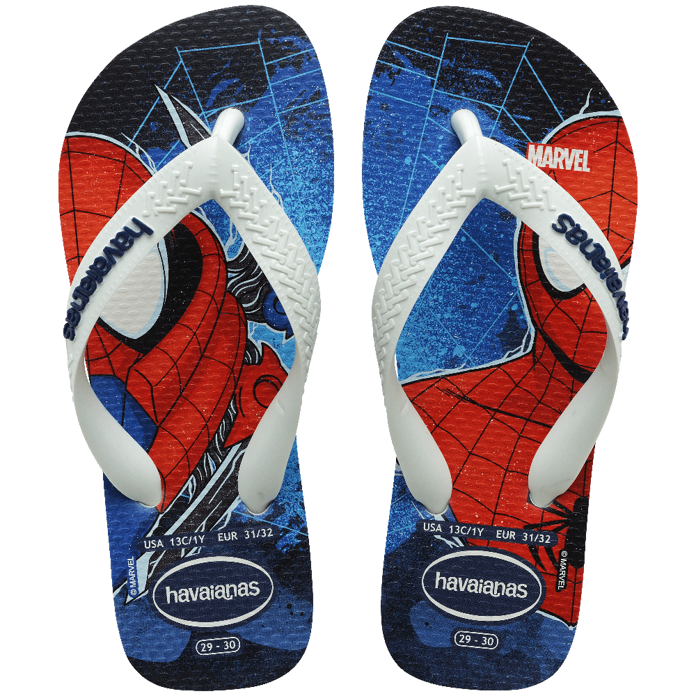 HAVAIANAS รองเท้าแตะเด็ก Kids Top Marvel Flip Flops WHITE 41483000198K_U4WTXX ราคา 927 บาท*ส่งฟรี