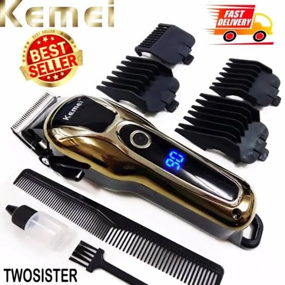Kemei KM - 1990 Electric Rechargeable Hair Clipper Trimmer
