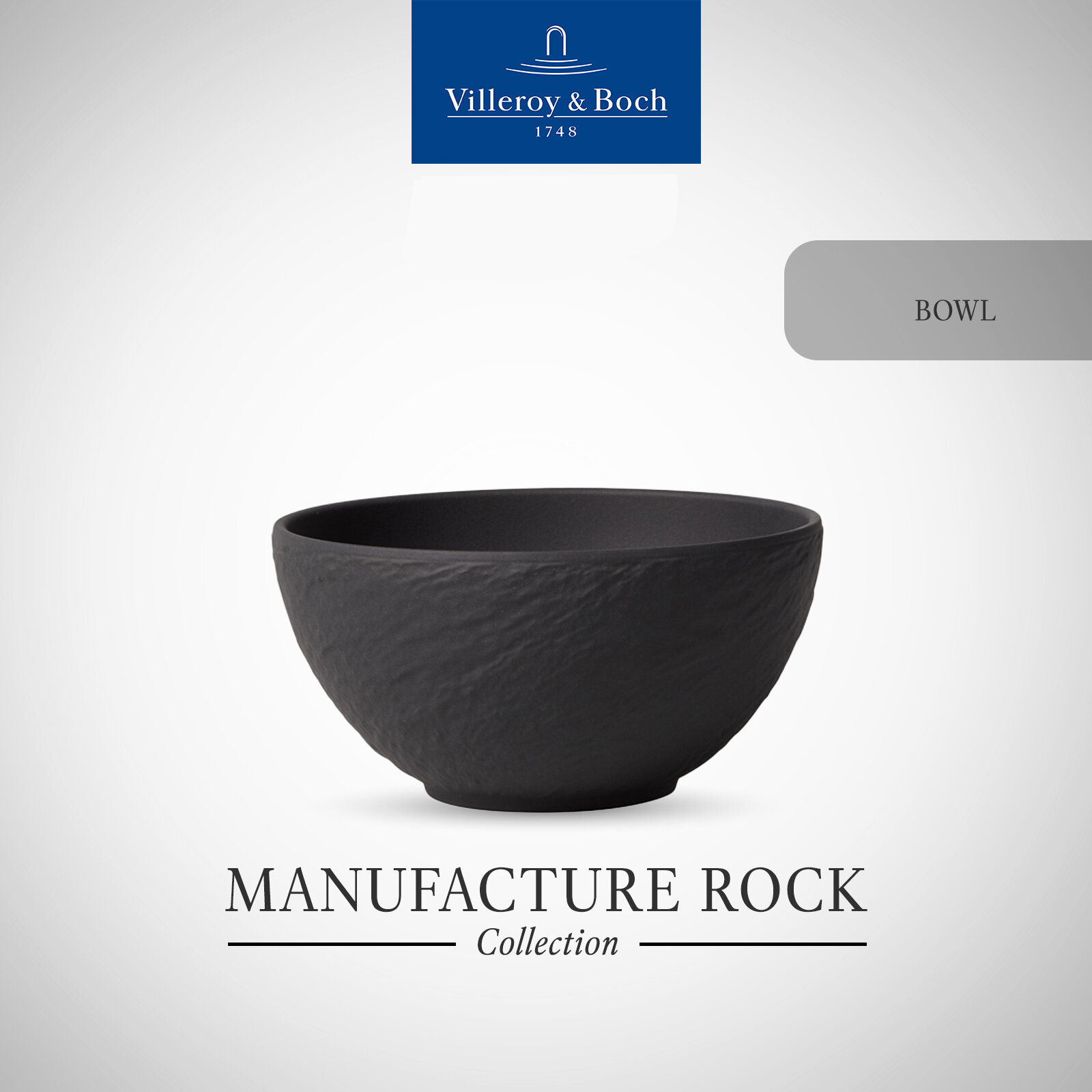 Villeroy & Boch - Manufacture Rock Bowl ราคา 1,350 บาท*ส่งฟรี