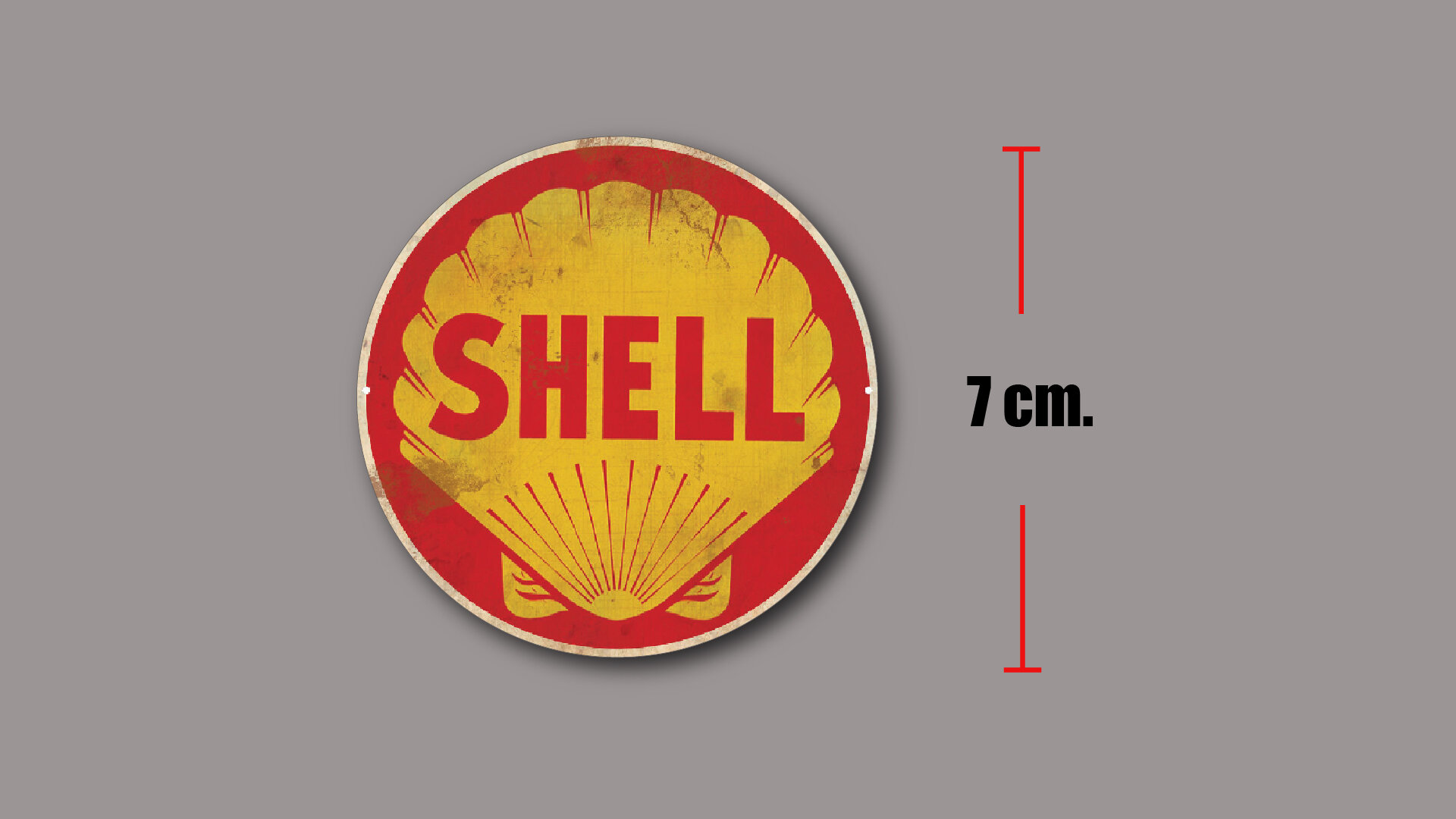 sticker pvc shell สติกเกอร์ เชลล์ งานออฟเซ็ทแท้ กันน้ำ กันแดด | Lazada ...