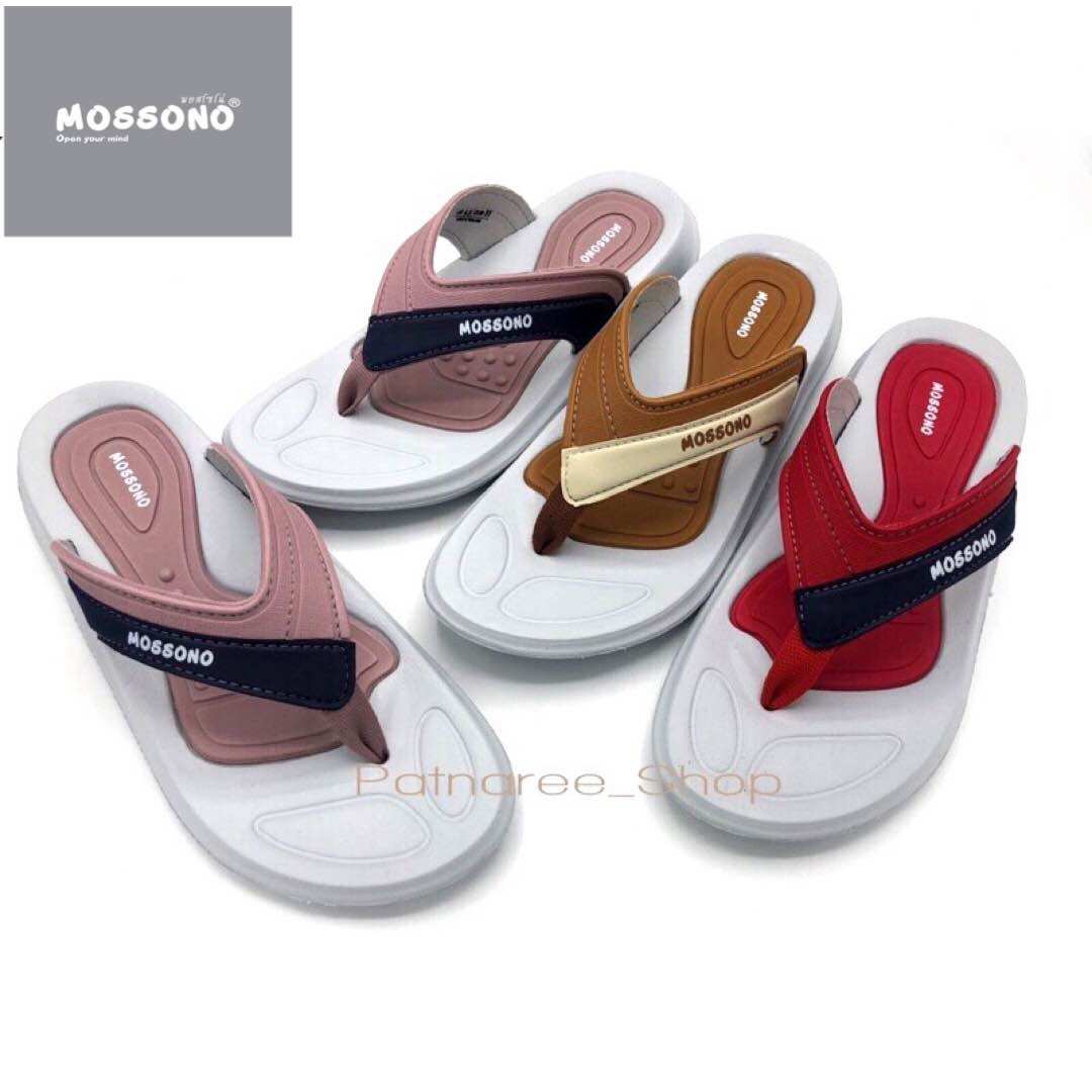 Mossono Model Bz6W Sandals, Casual Shoes, Flip-Flop Style, Size 35-39 ราคา 219 บาท*ส่งฟรี