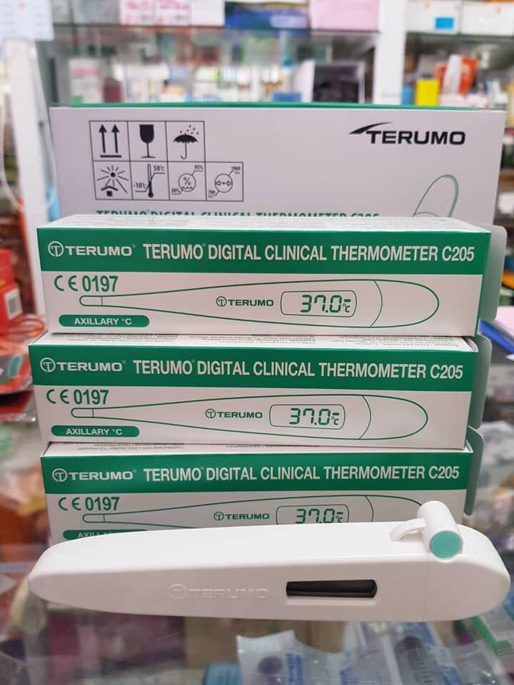 ปรอทวัดไข้ดิจิตอล Terumo รุ่น C205 (พร้อมคู่มือใช้งานเบื้องต้น