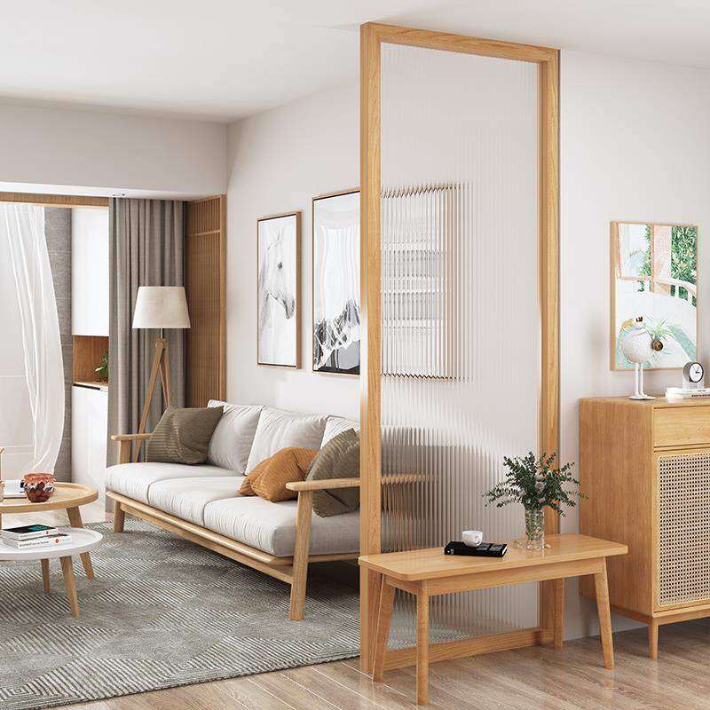 Keluojing | Chinese Style Wooden Room Divider Frosted Glass ราคา 4,283 บาท*ส่งฟรี