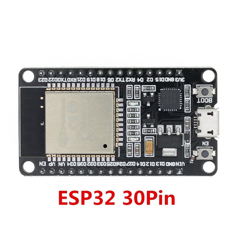 บอร์ดพัฒนา ESP32 WiFi + บลูทู ธ 30 pin การใช้พลังงานต่ำเป็นพิเศษ Dual Core ESP-32 : 30 pin