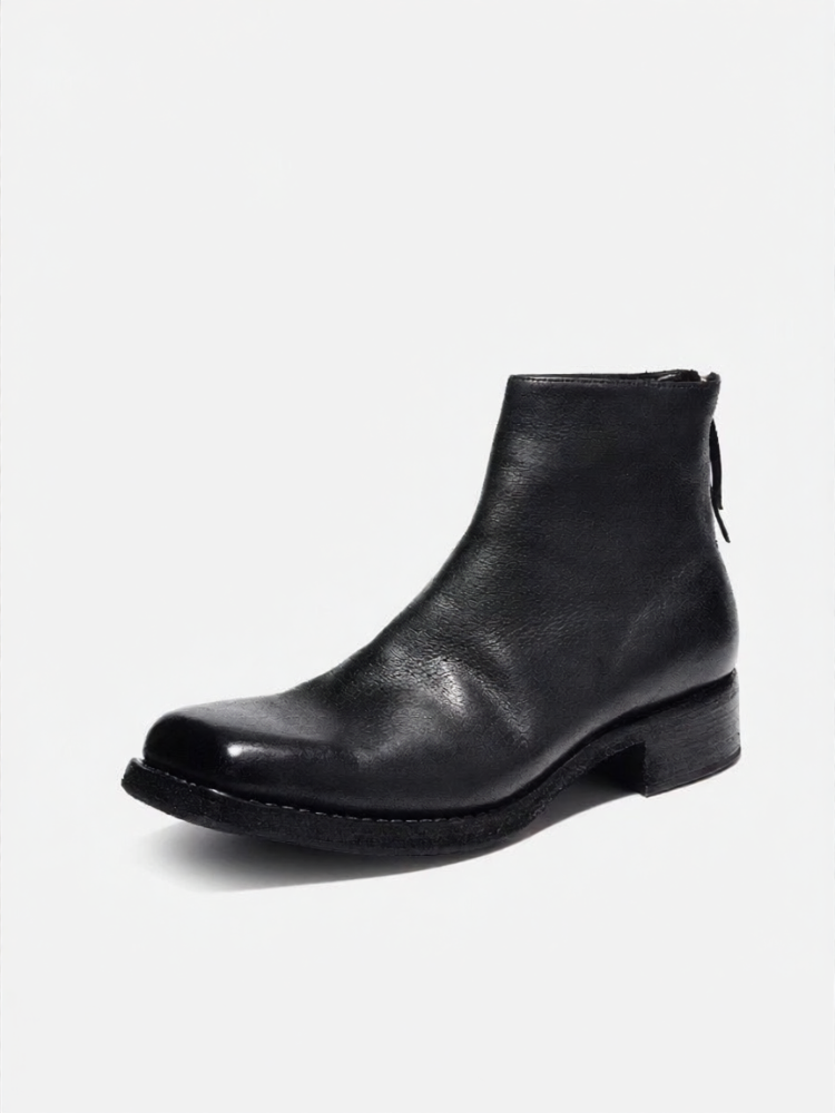 JUNBO | Elegant Handmade Leather Chelsea Boots ราคา 11,137 บาท*ส่งฟรี